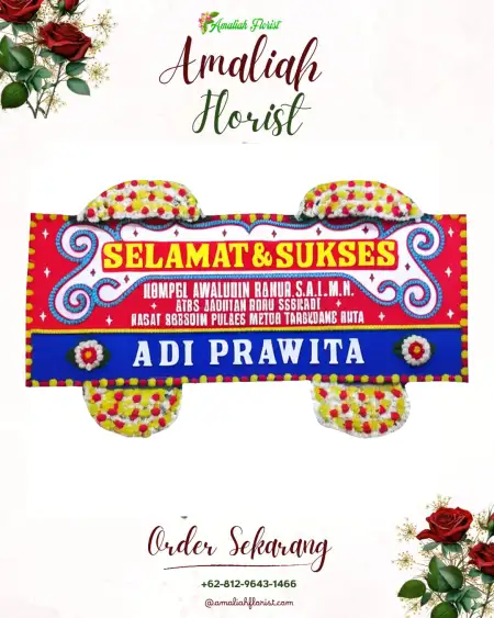 Papan Bunga Ucapan Selamat Kubangsari